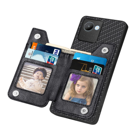 Carbon Ffiber Flip Zipper Wallet Phone Case, For Realme C30, For Xiaomi 13 Pro, For Xiaomi 13, For Google Pixel 7A