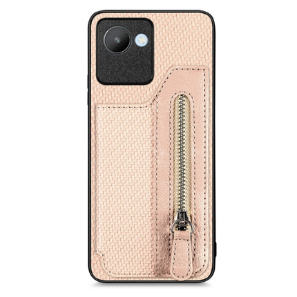 Carbon Ffiber Flip Zipper Wallet Phone Case, For Realme C30, For Xiaomi 13 Pro, For Xiaomi 13, For Google Pixel 7A