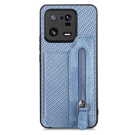 Carbon Ffiber Flip Zipper Wallet Phone Case, For Realme C30, For Xiaomi 13 Pro, For Xiaomi 13, For Google Pixel 7A