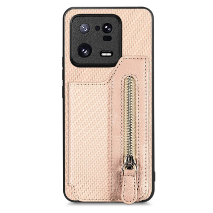 Carbon Ffiber Flip Zipper Wallet Phone Case, For Realme C30, For Xiaomi 13 Pro, For Xiaomi 13, For Google Pixel 7A