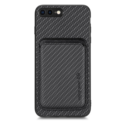 Carbon Fiber Leather Card Magsafe Magnetic Phone Case, For iPhone 6 Plus / 6S Plus, For iPhone 13, For iPhone 7 Plus / 8 Plus, For iPhone 11