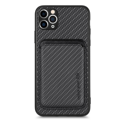 Carbon Fiber Leather Card Magsafe Magnetic Phone Case, For iPhone 6 Plus / 6S Plus, For iPhone 13, For iPhone 7 Plus / 8 Plus, For iPhone 11