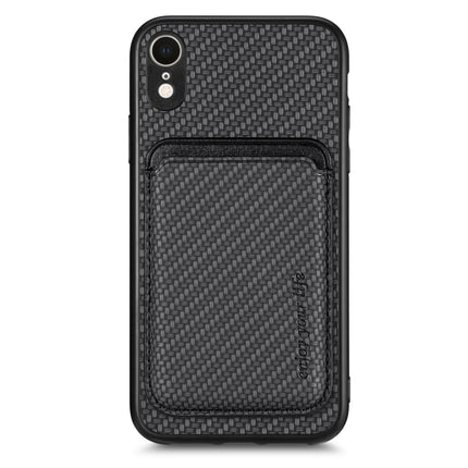 Carbon Fiber Leather Card Magsafe Magnetic Phone Case, For iPhone SE 2022 / 2020 /  7 / 8, For iPhone X / XS, For iPhone  XR, For iPhone XS Max