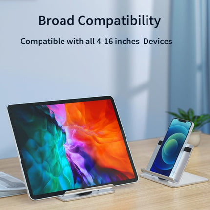 Soporte para tableta de escritorio TM08, soporte de aluminio ajustable y giratorio de 360 ​​grados para teléfono, TM08