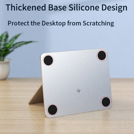 Soporte para tableta de escritorio TM08, soporte de aluminio ajustable y giratorio de 360 ​​grados para teléfono, TM08