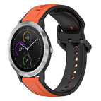 For Garmin Vivoactive3 / Orange+Black