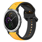 For Garmin Vivoactive3 / Yellow+Black