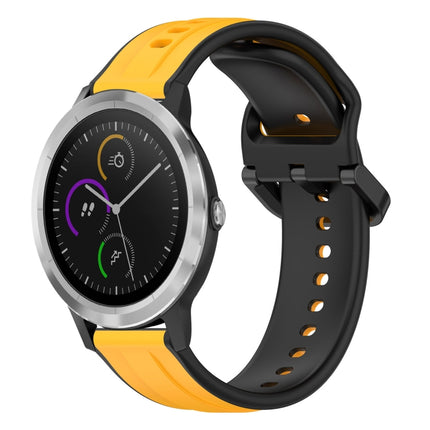 20mm Convex Loop Two-Color Silicone Watch Band, For Garmin Vivoactive3, For Garmin Vivoactive3 Music