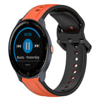 For Garmin Vivoactive3 Music / Orange+Black
