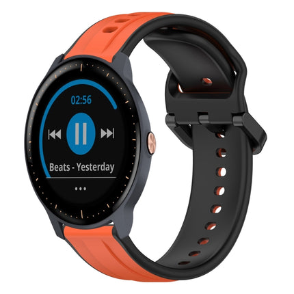 20mm Convex Loop Two-Color Silicone Watch Band, For Garmin Vivoactive3, For Garmin Vivoactive3 Music