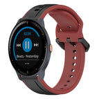 For Garmin Vivoactive3 Music / Black+Red