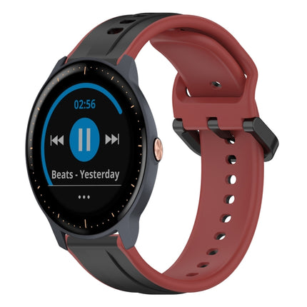 20mm Convex Loop Two-Color Silicone Watch Band, For Garmin Vivoactive3, For Garmin Vivoactive3 Music