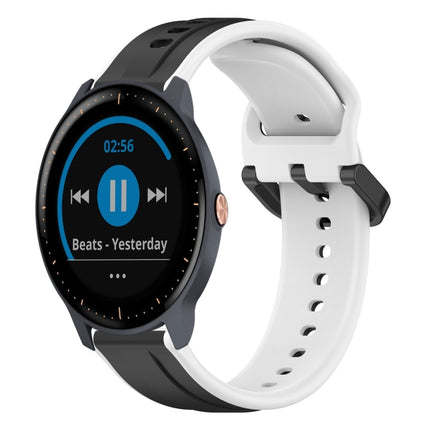 20mm Convex Loop Two-Color Silicone Watch Band, For Garmin Vivoactive3, For Garmin Vivoactive3 Music