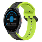 For Garmin Vivoactive3 Music / Black+Lime