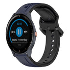 For Garmin Vivoactive3 Music / Midnight Blue+Black