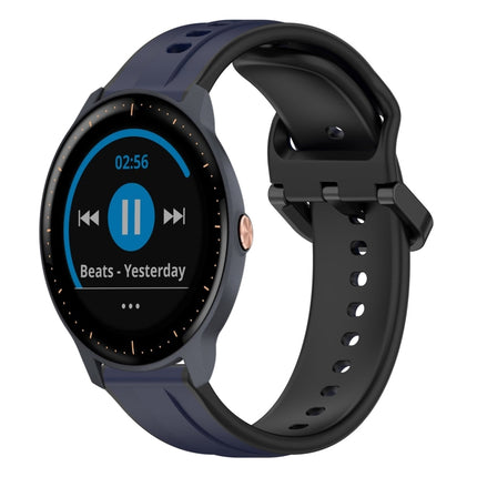 20mm Convex Loop Two-Color Silicone Watch Band, For Garmin Vivoactive3, For Garmin Vivoactive3 Music