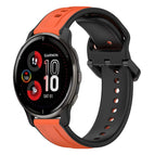 For Garmin Venu 2 Plus / Orange+Black