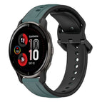 For Garmin Venu 2 Plus / Olive Green + Black