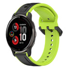 For Garmin Venu 2 Plus / Black+Lime