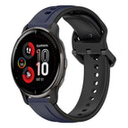 For Garmin Venu 2 Plus / Midnight Blue+Black