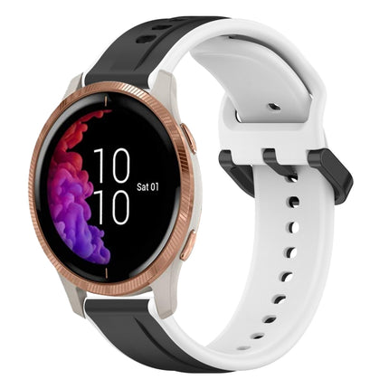 20mm Convex Loop Two-Color Silicone Watch Band, For Garmin Venu, For Garmin Venu SQ
