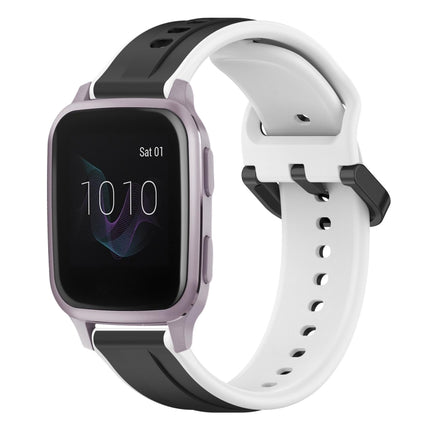 20mm Convex Loop Two-Color Silicone Watch Band, For Garmin Venu, For Garmin Venu SQ