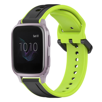 20mm Convex Loop Two-Color Silicone Watch Band, For Garmin Venu, For Garmin Venu SQ