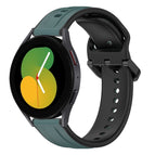 For Samsung Galaxy Watch 5 44mm / Olive Green + Black