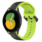 For Samsung Galaxy Watch 5 44mm / Black+Lime