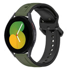 For Samsung Galaxy Watch 5 40mm / Dark Green+Black