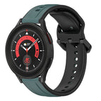 For Samsung Galaxy Watch 5 Pro 45mm / Olive Green + Black