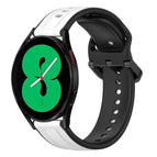 For Samsung Galaxy Watch 4 44mm / White+Black