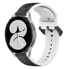 For Samsung Galaxy Watch 4 40mm / Black+White