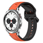 For Samsung  Galaxy Watch 4 Classic 42mm / Orange+Black