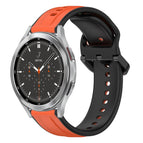For Samsung  Galaxy Watch 4 Classic 46mm / Orange+Black
