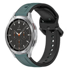 For Samsung  Galaxy Watch 4 Classic 46mm / Olive Green + Black