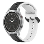 For Samsung  Galaxy Watch 4 Classic 46mm / Black+White