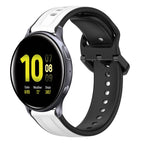For Samsung Galaxy Watch Active 2 40mm / White+Black
