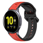 For Samsung Galaxy Watch Active 2 40mm / Red+Black