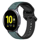 For Samsung Galaxy Watch Active 2 44mm / Olive Green + Black