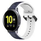 For Samsung Galaxy Watch Active 2 44mm / Midnight Blue + White