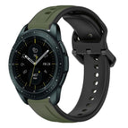 For Samsung Galaxy Watch 42mm / Dark Green+Black
