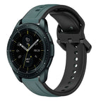 For Samsung Galaxy Watch 42mm / Olive Green + Black