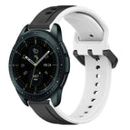 For Samsung Galaxy Watch 42mm / Black+White