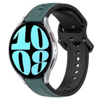 For Samsung Galaxy Watch 6 44mm / Olive Green + Black