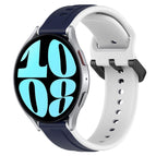 For Samsung Galaxy Watch 6 40mm / Midnight Blue + White