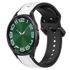 For Samsung Galaxy Watch 6 Classic 47mm / White+Black