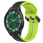 For Samsung Galaxy Watch 6 Classic 47mm / Black+Lime