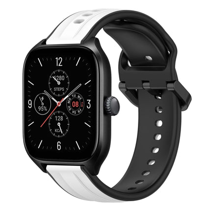 20mm Convex Loop Two-Color Silicone Watch Band, For Amazfit GTS 4, For Amazfit GTS 3