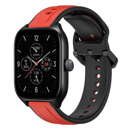 20mm Convex Loop Two-Color Silicone Watch Band, For Amazfit GTS 4, For Amazfit GTS 3